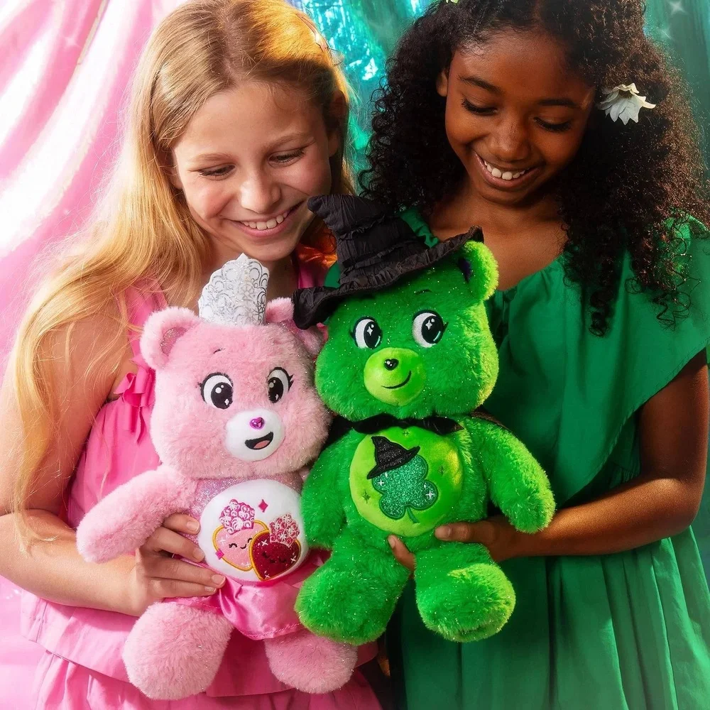 Wicked Movie x Care Bears Love-A-Lot Glinda & Good Luck Elphaba Plush Set‎ of 2